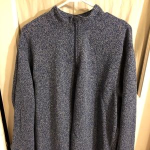 1/4 zip fleece pullover.